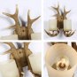 Rural Deer Horn Wall Lamp, Living Room Bedroom Bedside Porch Resin Wall Lamp