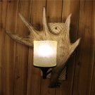 Rural Deer Horn Wall Lamp, Living Room Bedroom Bedside Porch Resin Wall Lamp