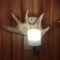 Rural Deer Horn Wall Lamp, Living Room Bedroom Bedside Porch Resin Wall Lamp