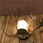 Rural Deer Horn Wall Lamp, Living Room Bedroom Bedside Porch Resin Wall Lamp