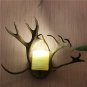 Rural Deer Horn Wall Lamp, Living Room Bedroom Bedside Porch Resin Wall Lamp