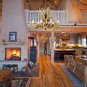 Rustic Deer Antler Chandelier Resin Faux Farmhouse Candle Style 9+6 Wood Color