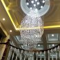 Foyer Chandeliers Entryway High Ceiling Lighting Raindrop Staircase Large W23.6"