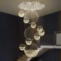 Foyer Chandeliers Entryway High Ceiling Lighting Raindrop Staircase Large D31.5"