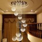 Foyer Chandeliers Entryway High Ceiling Lighting Raindrop Staircase Large D31.5"
