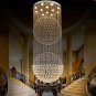 Modern Fandelier White Chandelier K9 Crystal Ball Chandeliers Flush Mount Ceiling Lighting Fixture