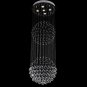 Modern Fandelier White Chandelier K9 Crystal Ball Chandeliers Flush Mount Ceiling Lighting Fixture