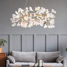 Lustre Luxury Branches Chandeliers Ceramic Ginkgo Biloba Chandelier D 23.62 X H 13.75”