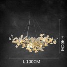 Lustre Luxury Branches Chandeliers Ceramic Ginkgo Biloba Chandelier D 40 X H 13.75”