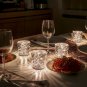 Luxury Crystal LED Lights Ambientec Cordless Table Lamp Solid Glass Rechargeable gift 3