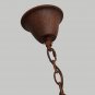 New 24" Wide Retro Rustic Weathered Wooden Globe Chandelier Crystal 5-Light Pendant Lighting