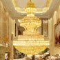 European Luxury Duplex Villa Hotel Living Room Crystal Chandelier Stair Lamp D 31.5 X H 43.31“