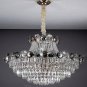 Luxury Living Room Bedroom Round Crystal Chandelier European Post-Modern Atmosphere Pandent Lamp