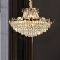Luxury Living Room Bedroom Round Crystal Chandelier European Post-Modern Atmosphere Pandent Lamp
