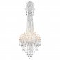 Chandeler Lighting Crystal stairs Long Pendant Lamp Luxury Hanging Lights Fixtures D30.7X 82.67"