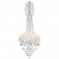 Chandeler Lighting Crystal stairs Long Pendant Lamp Luxury Hanging Lights Fixtures D43.3XH82.67"