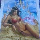 Zenescope Sexy San Diego Comic Con Beach 11" x 17" Dawn McTeigue Art Print