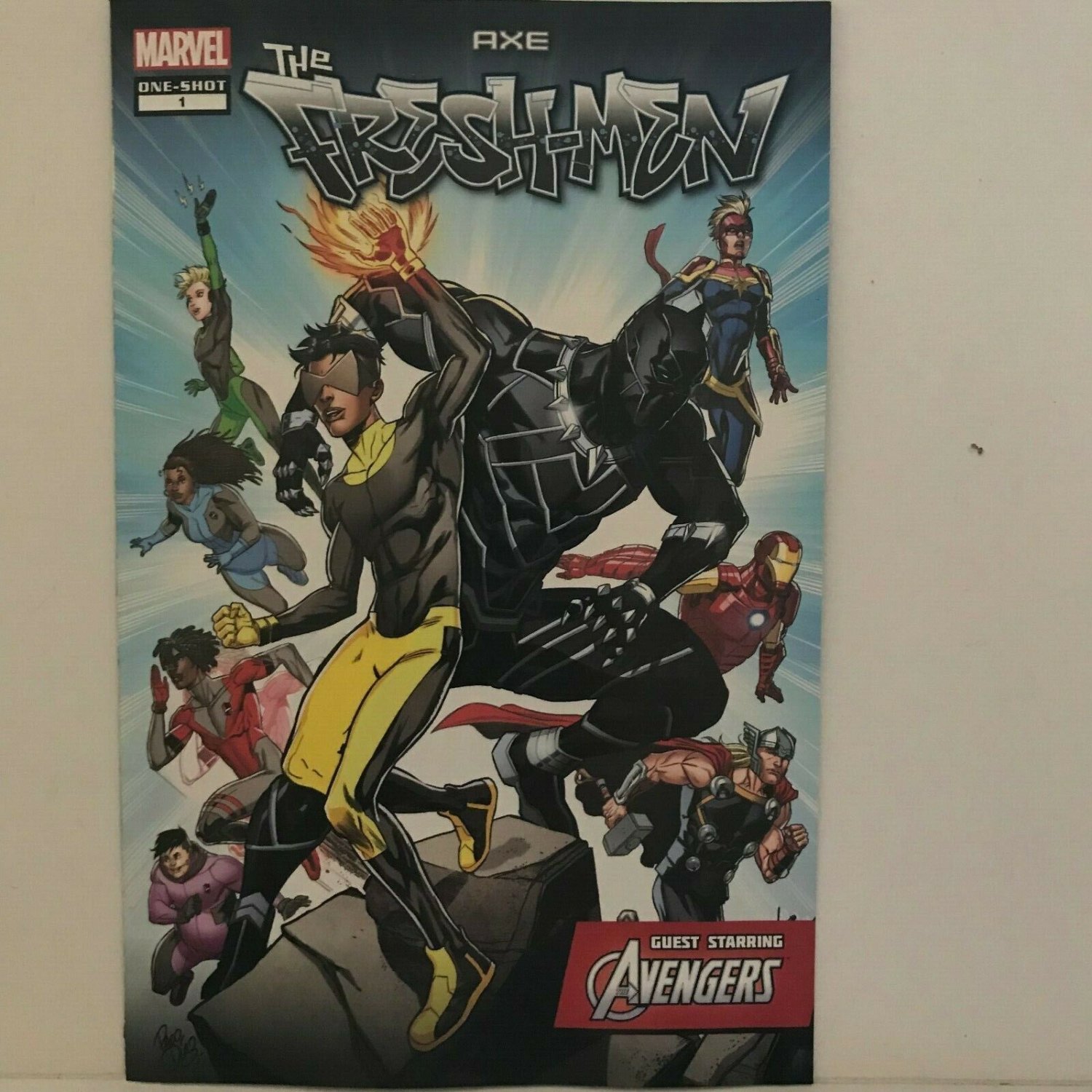 Marvel One Shot Freshmen with The Avengers from 2019 San Diego Comic Con