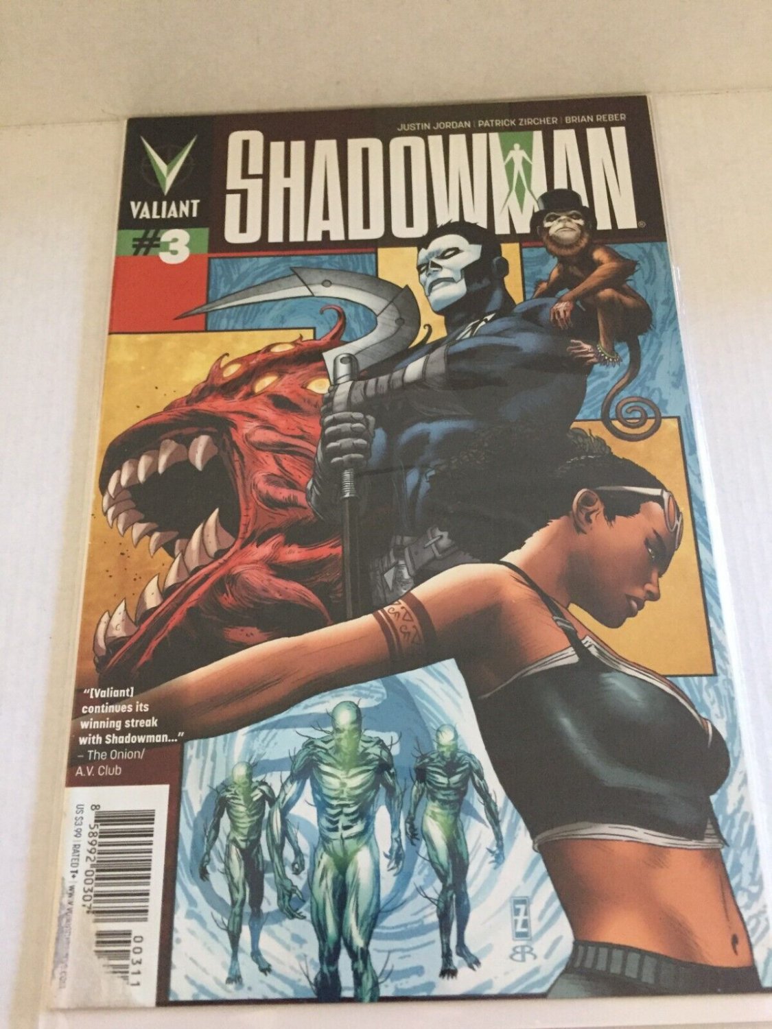 2013 Valiant Comics Shadowman Comic Book #3