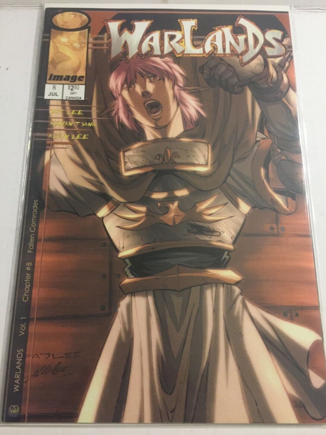 1999 Image Warlands #8 Comic Book