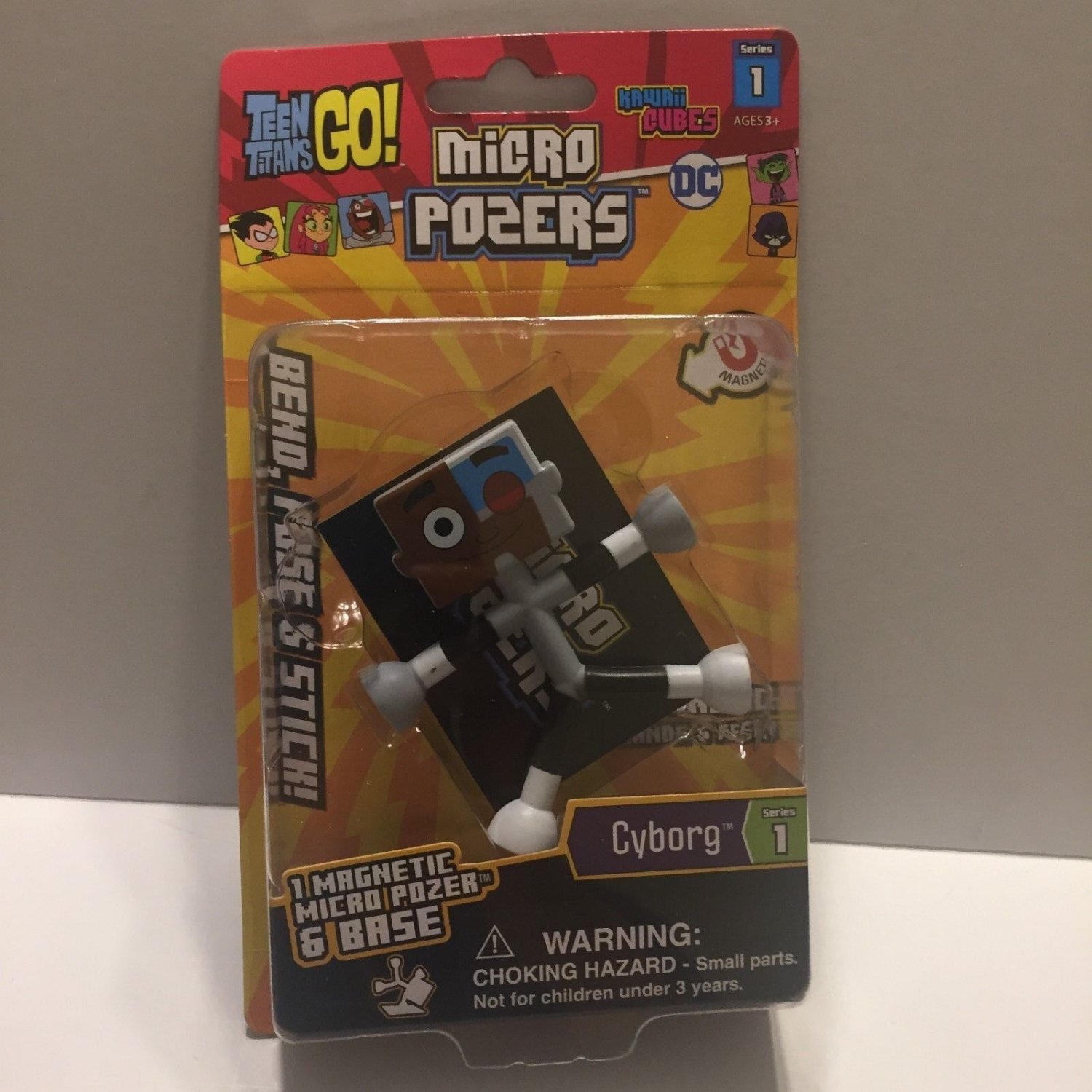 DC Comics Teen Titans Go Cyborg Magnet Micro Pozers
