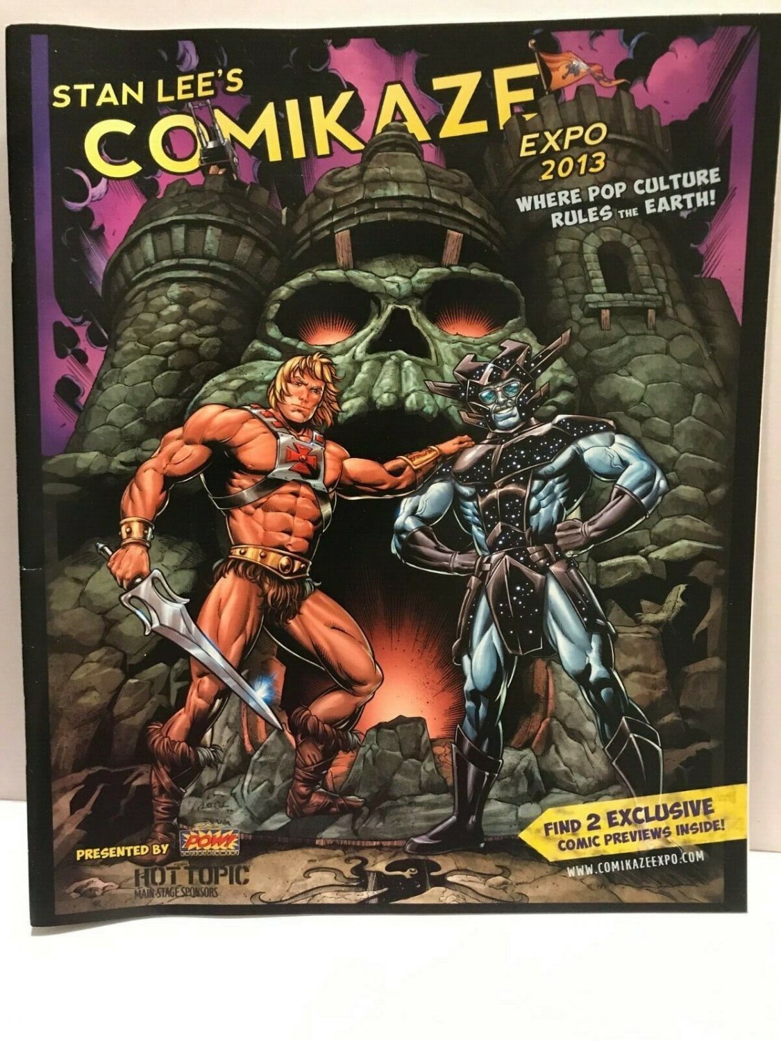 2013 Stan Lee's Comikaze Expo Program Guide - He-Man & Standor Cover