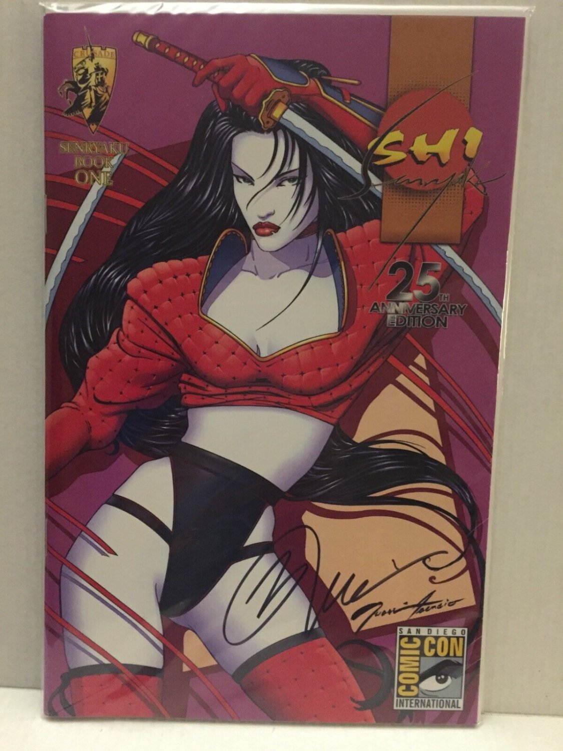 2022 San Diego Comic Con Crusade Comics Shi Senryaki Book One 25th Anniversary