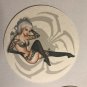 Two White Widow Round Cardboard Coasters