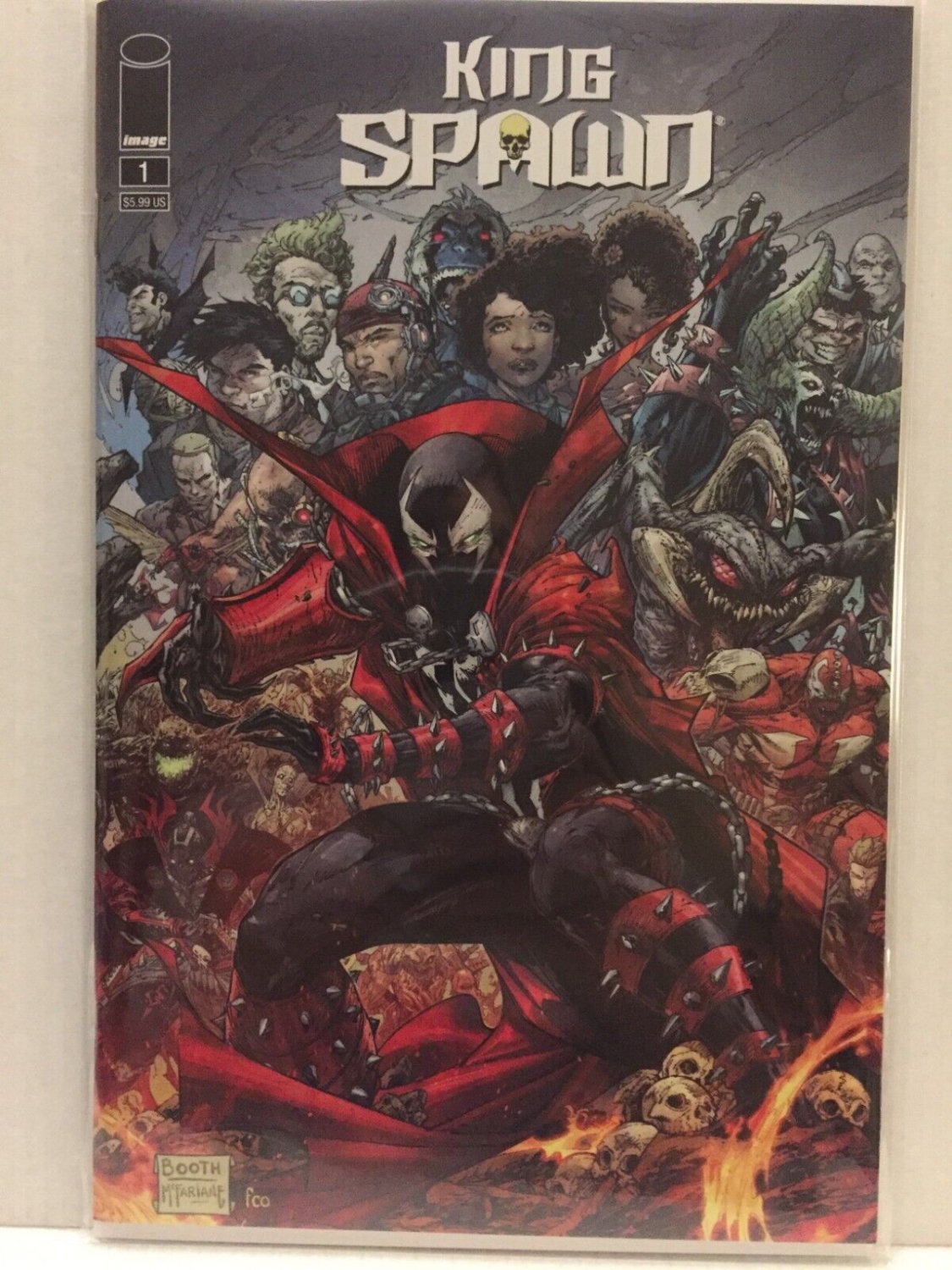 2022 Image Comics King Spawn #1 - Brett Booth & Todd McFarlane Variant ...