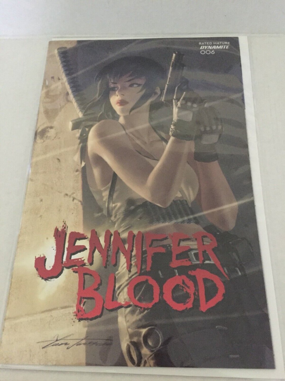 2022 Dynamite Comics Jennifer Blood Comic Book Jung-Geun Yoon Variant #6