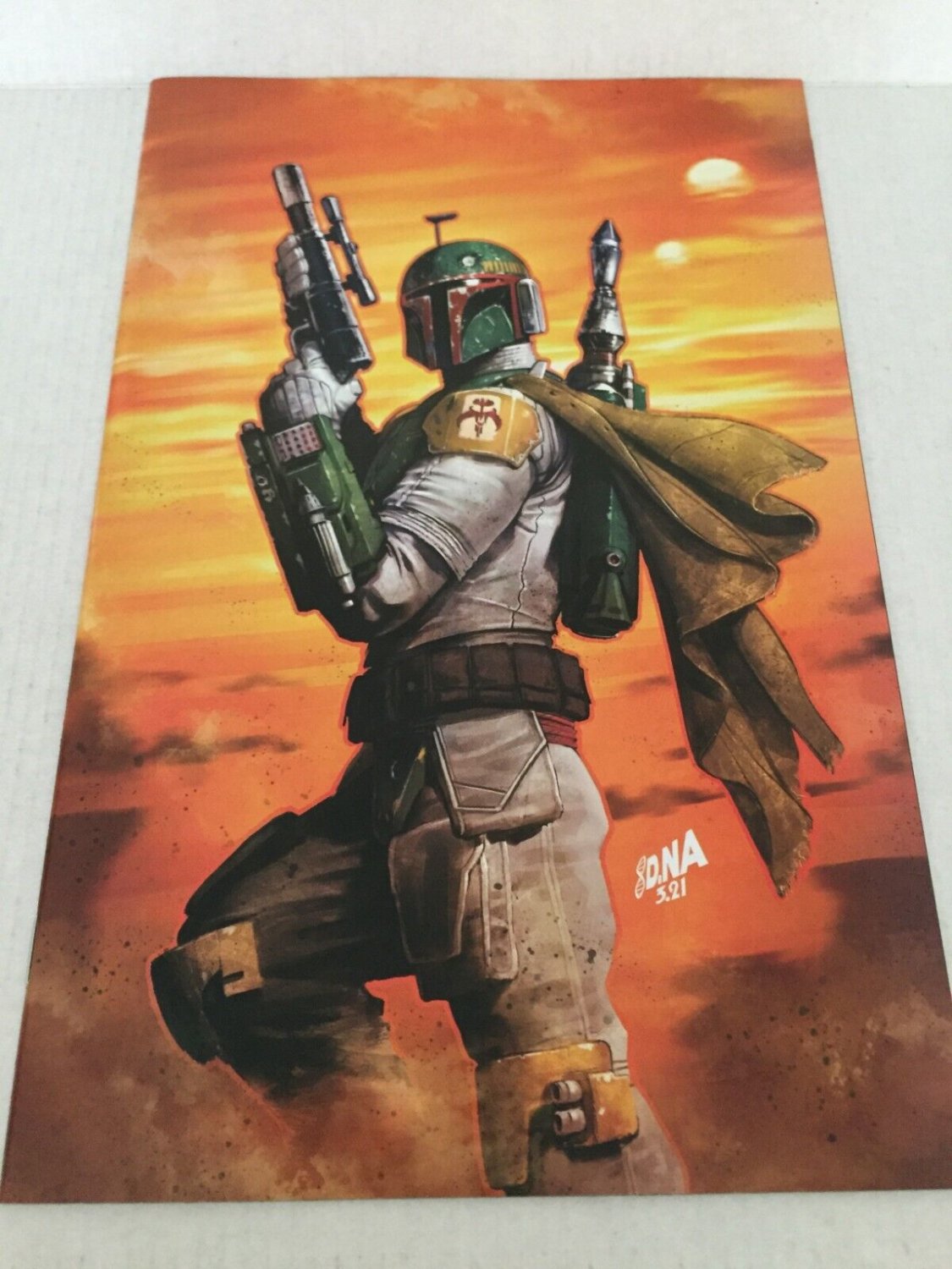 2021 Marvel Comics Star Wars War of the Bounty Hunters David Nakayama Virgin Var