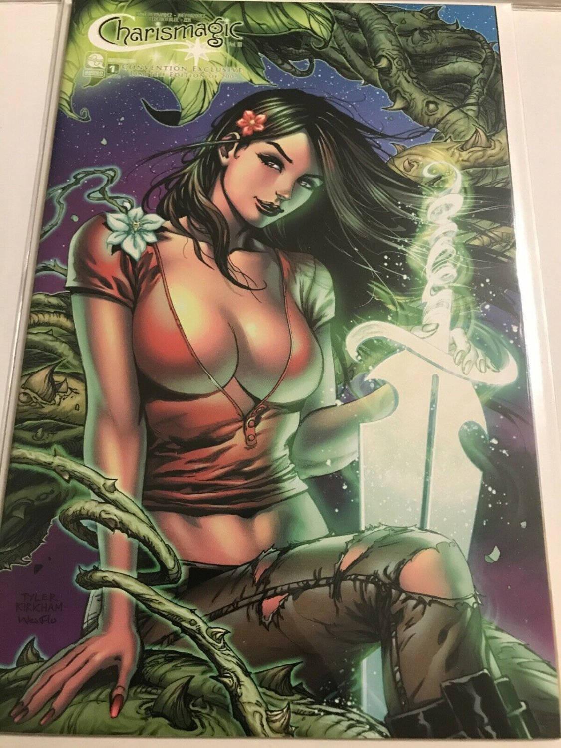 Aspen Comics Charismagic #1 Tyler Kirkham Convention Variant Limited 200