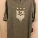 New Authentic U.S. Soccer 2019 World Cup Men's Medium Gray T-Shirt New Authentic U.S. Soccer 2019 World Cup Men's Medium Gray T-Shirt