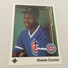 1989 Upper Deck Chicago Cubs Shawon Duston Signed Trading Card #107