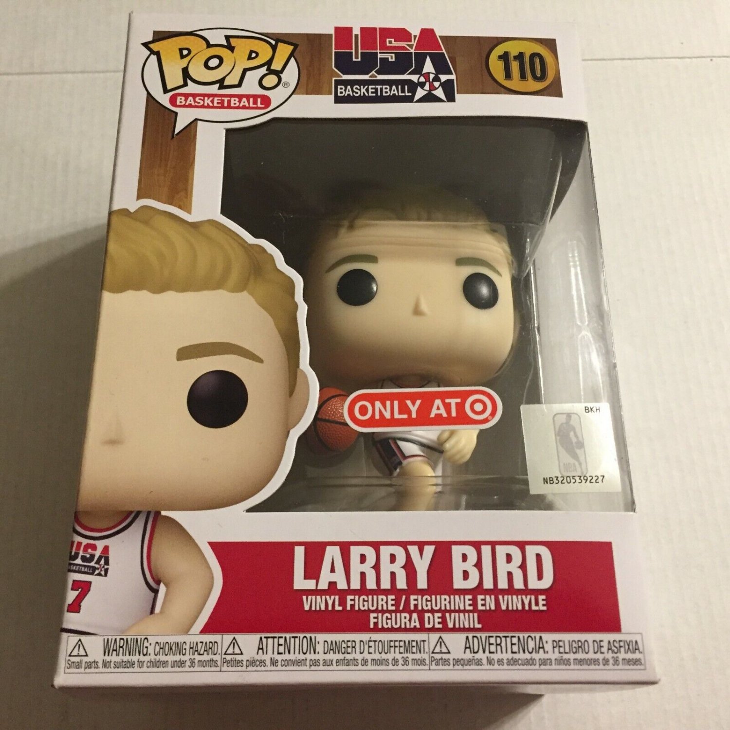 NEW 2021 USA Basketball Dream Team Larry Bird Exclusive Funko Figure #110