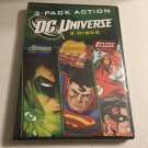 NEW DC Universe 3-Pack Action - Green Lantern, Superman & Justice League DVD
