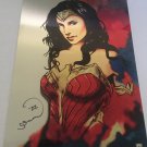 Wonder Woman Gal Gadot Metal 10.5'' x 6.5'' Print Signed by Artist Bobby Breed Wonder Woman Gal Gadot Metal 10.5'' x 6.5'' Print Signed by Artist Bobby Breed