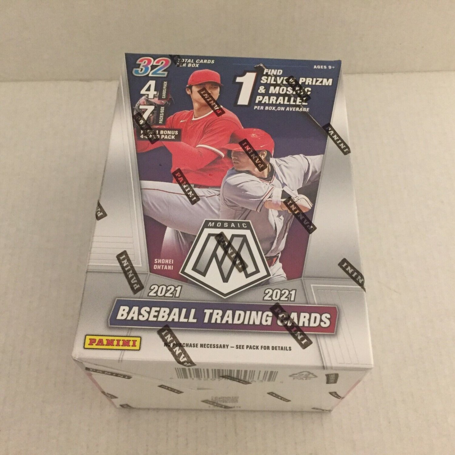 New 2021 Panini Mosaic MLB Blaster Box - 32 Cards
