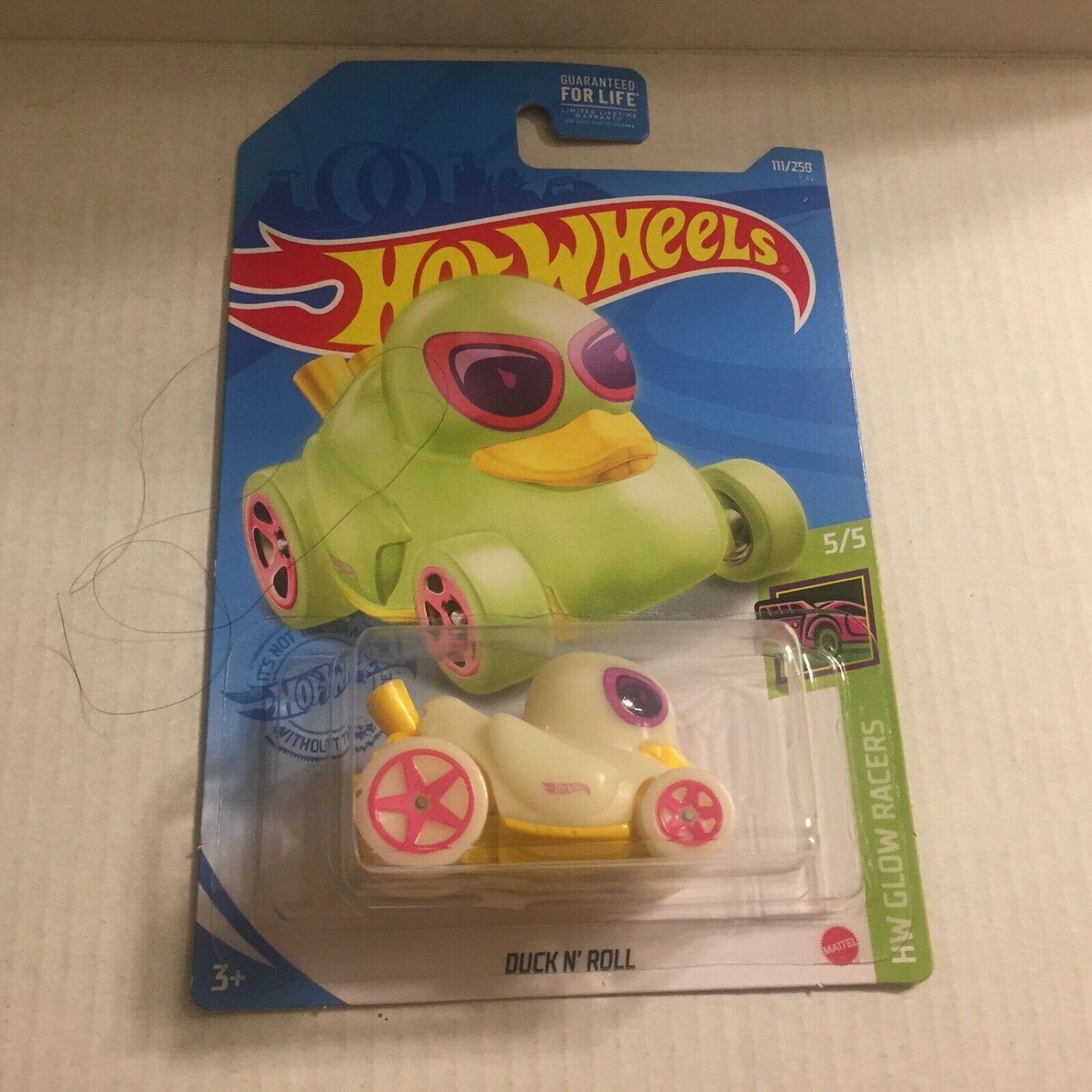 New Hot Wheels Glow in the Dark Duck N' Roll Model Car