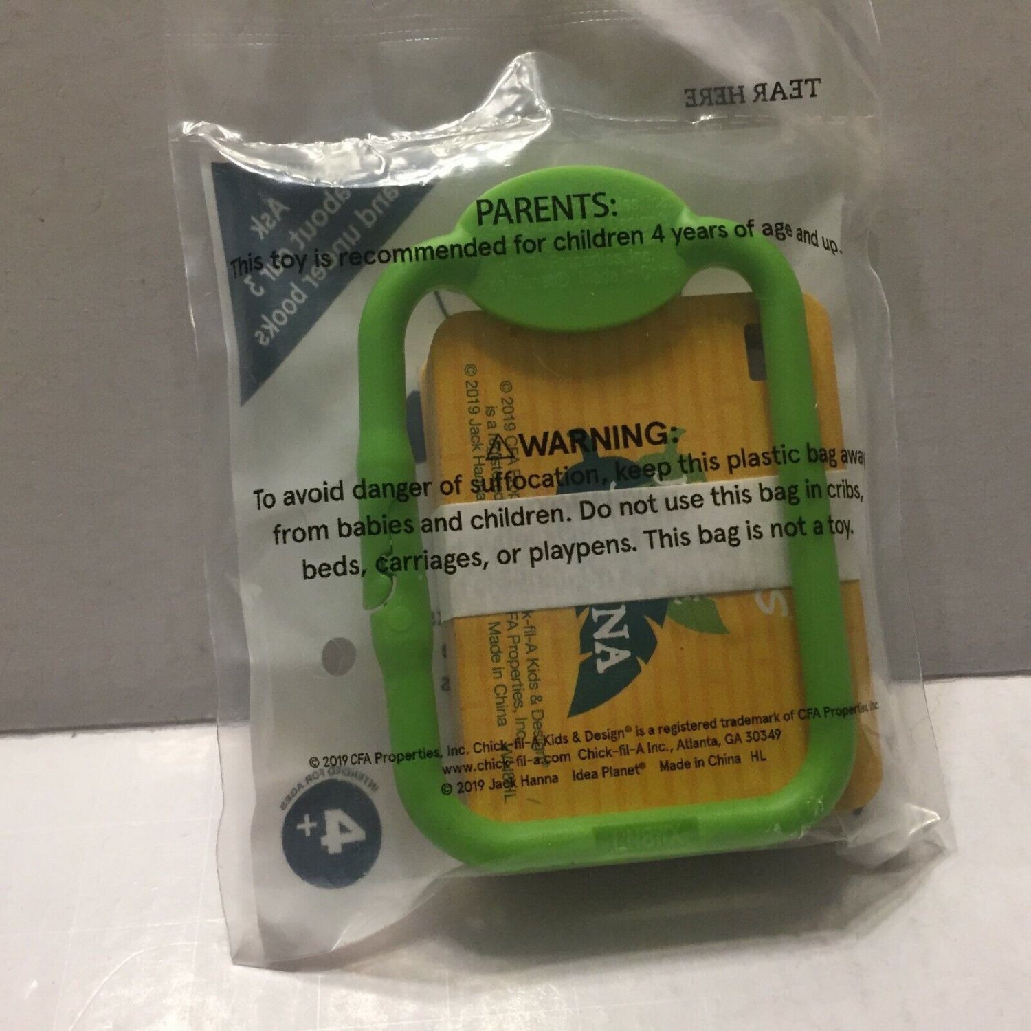 ChickFilA Kids Meal Jungle Jack Hanna Toy