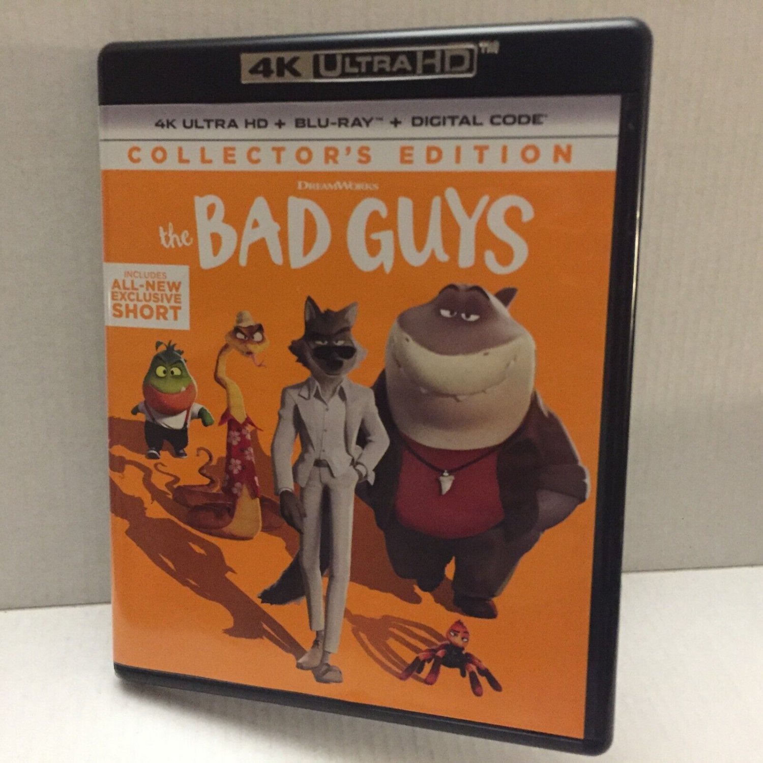 Dreamworks The Bad Guys 4K Ultra HD Movie (No Blu-Ray No Digital)