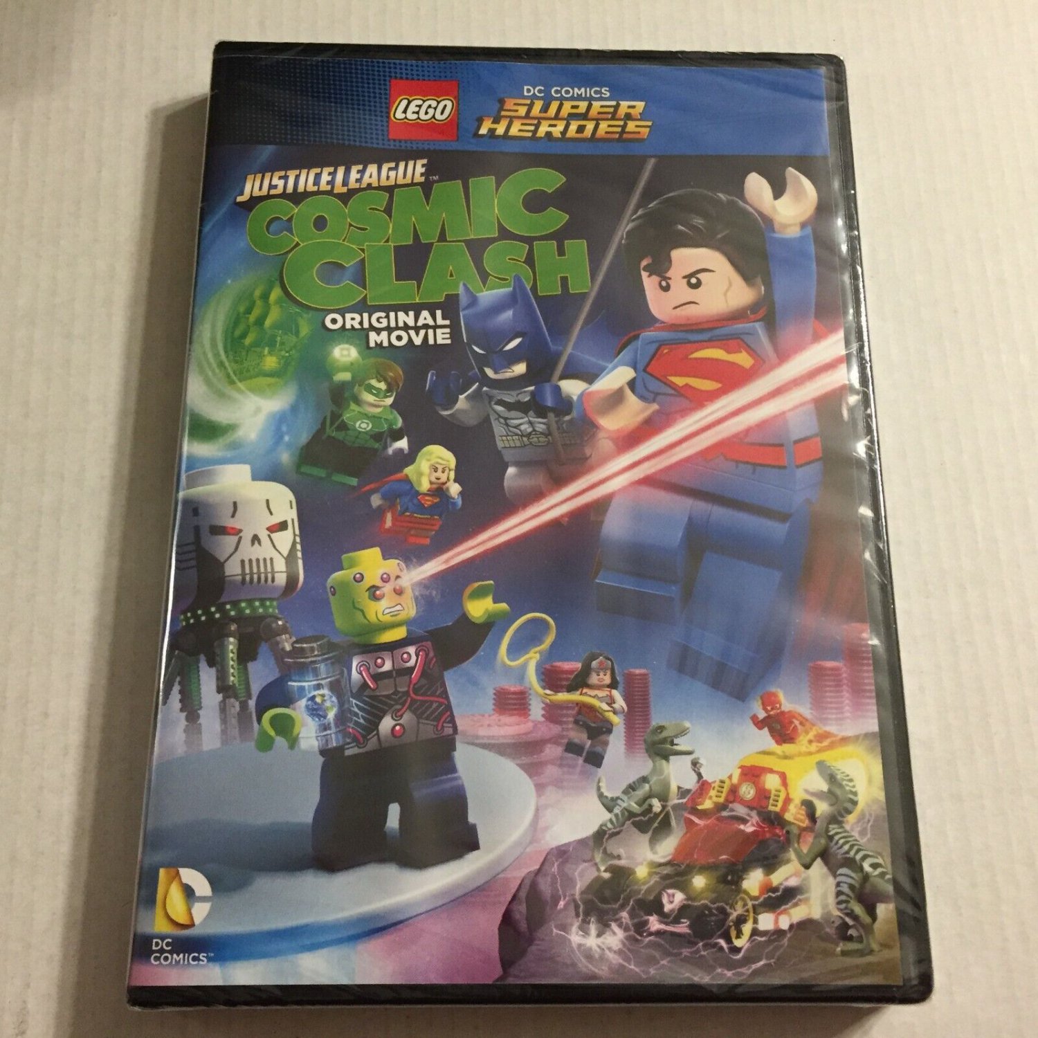 NEW DC Comics Lego Superheroes Justice League Cosmic Clash DVD Sealed