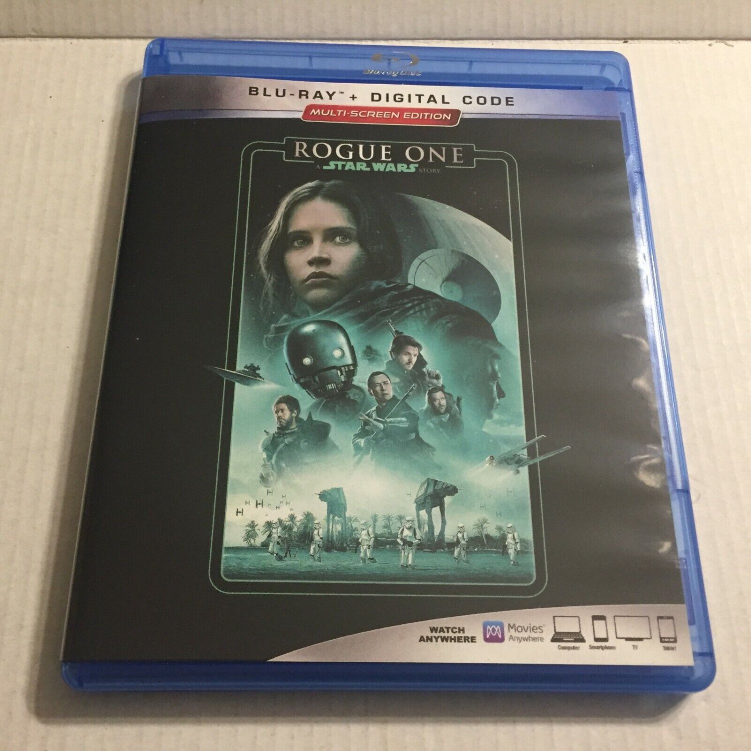 Star Wars Rogue One Movie Blu-Ray Disc Only (No Digital)