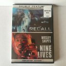 NEW Wesley Snipes Double Feature The Recall & Nine Lives DVD Sealed