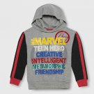 Girls' Marvel Rising Ms. Marvel Graphic Hoodie - Heather Gray Medium Size (7-8)