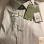 New Men's Small Long Sleeve Gray Dress Shirt