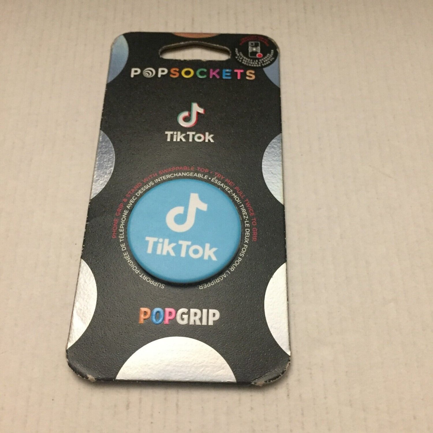 NEW Popsockets Blue Tik Tok Phone Grip Stand