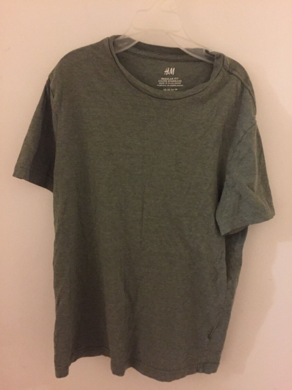 Preowned H&M Regular Fit Coupe Standard Mens XS Shirt