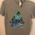 New Gray City of Angels Los Angeles Men's Small T-Shirt