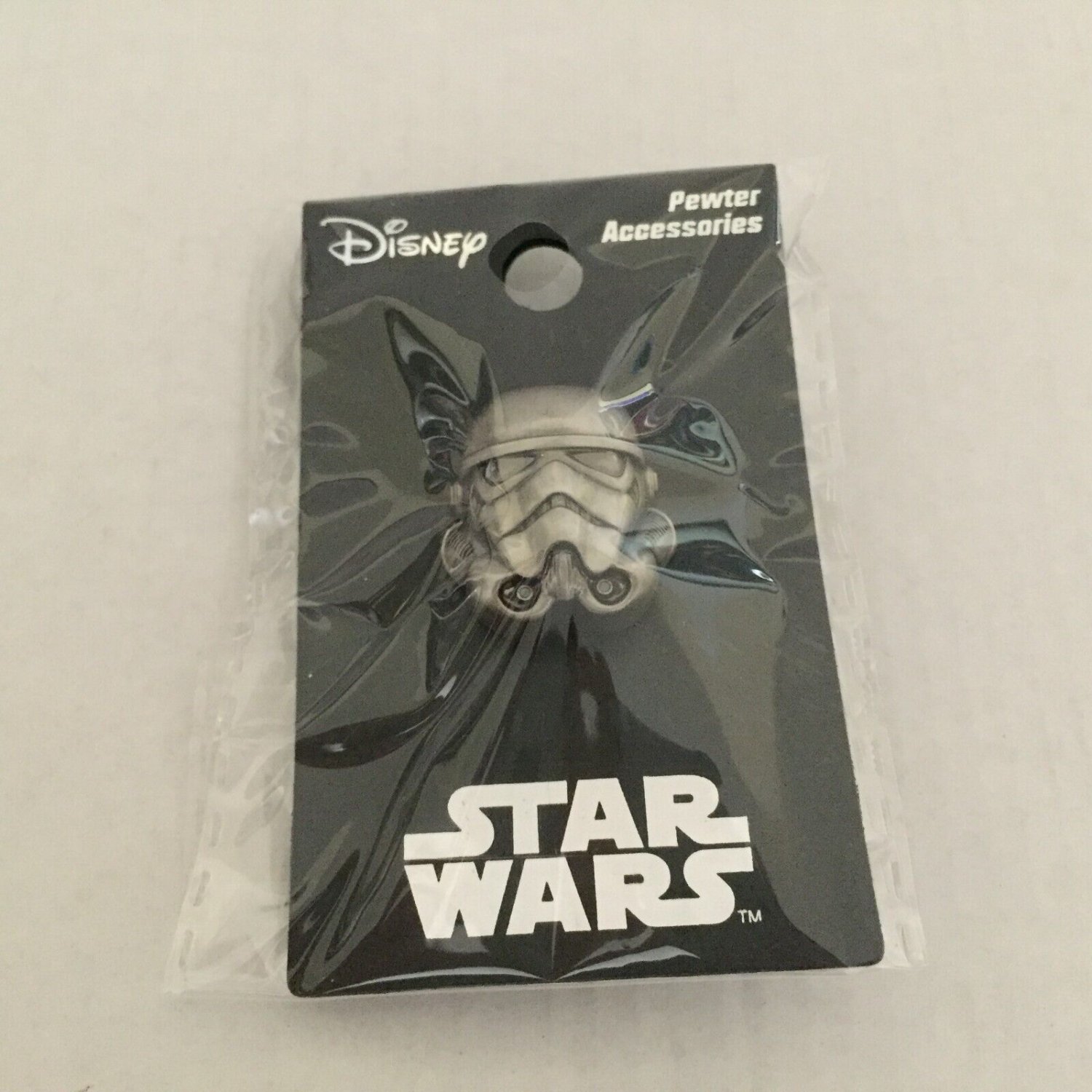New Star Wars Pewter Storm Trooper 3/4'' Pin